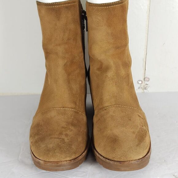 Sorel Women's Kate US 8 Brown Suede Waterproof Side Zip Boots Booties - Picture 4 of 12